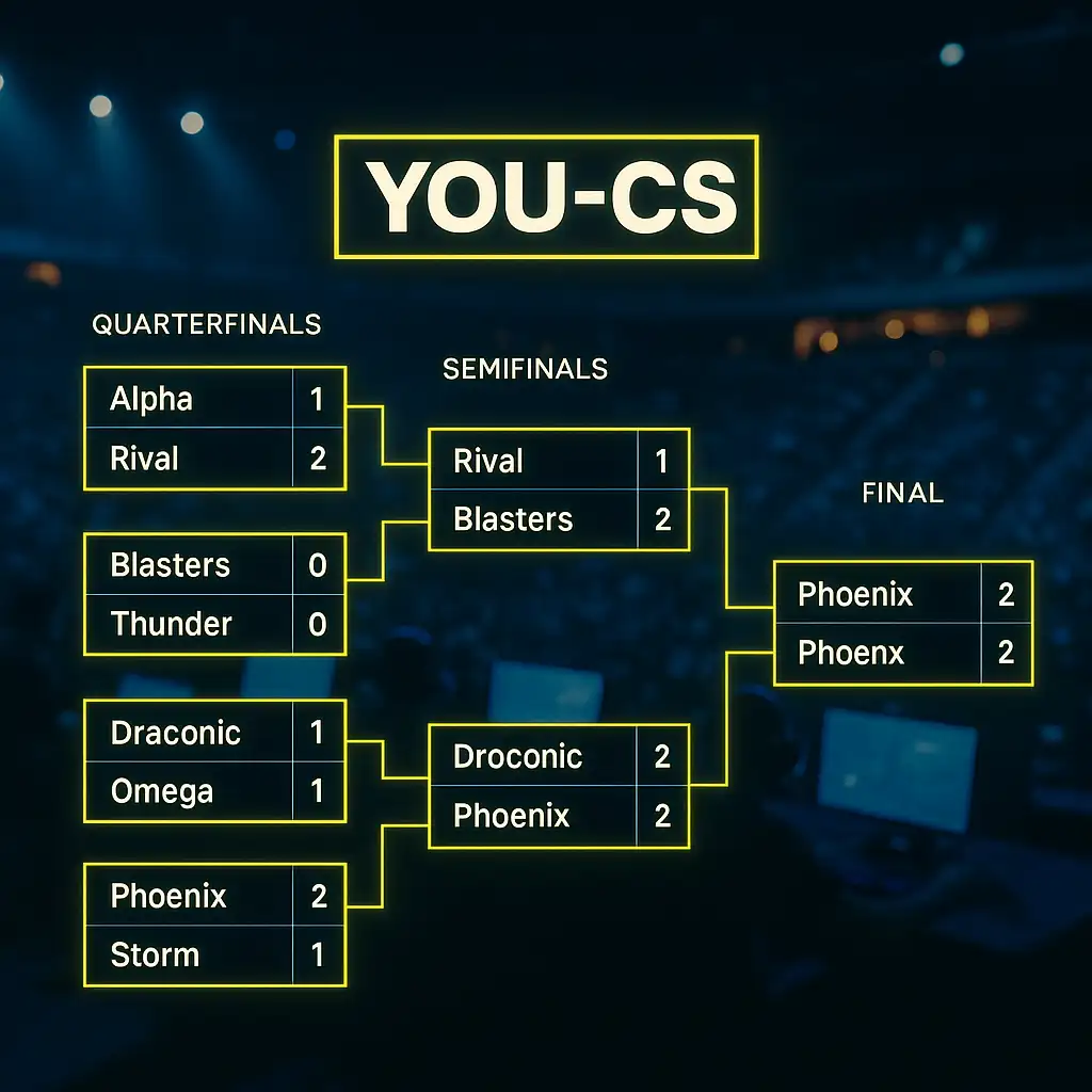 Публикация сетки YOU-CS Open Cup